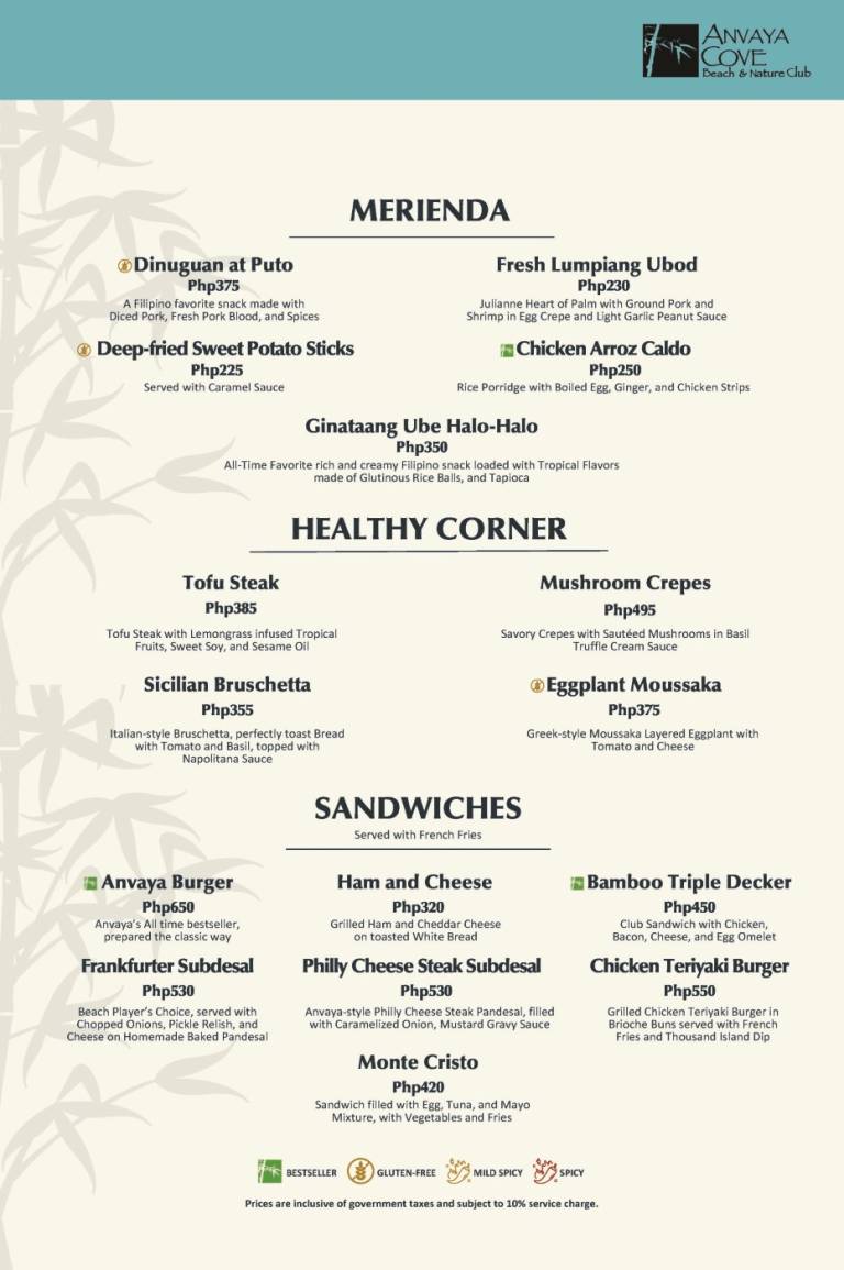 Bamboo Cafe Menu - 05