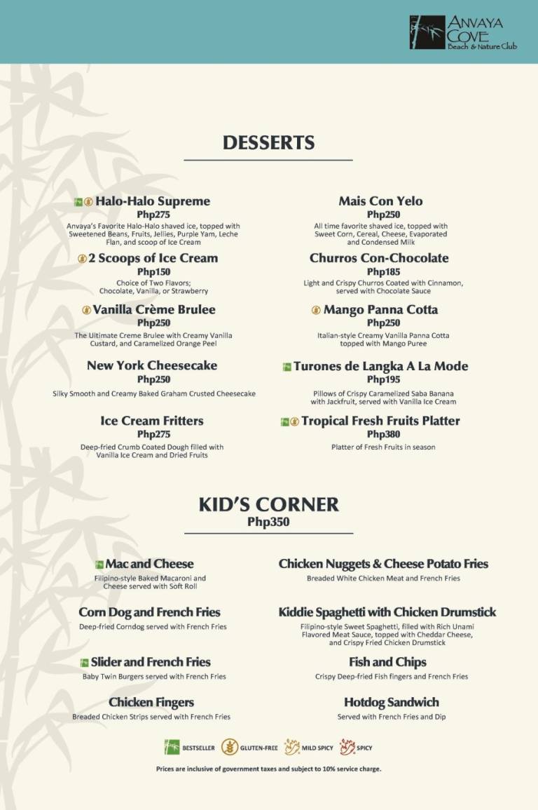 Bamboo Cafe Menu - 08